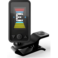 D'Addario Equinox USB Rechargeable Clip On Headstock Tuner - Black