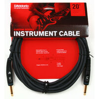D'addario Planet Waves Custom Series Instrument Cable, 20 feet PW-G-20