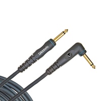 D'addario Planet Waves Custom Series Instrument Cable, 10 feet Right angle-stra