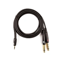 D'Addario Custom Series 1/8ƒ?� to Dual 1/4ƒ?� Audio Cables