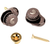 D'Addario Accessories Universal Strap Lock System, Gold  PW-SLS-03