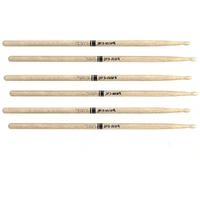 3 x Promark PW7AW Japanese Shira Kashi White Oak 7A Wood 3  Pairs