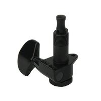 D'Addario Auto-Trim Tuning Machines, 3 + 3 Setup, Black