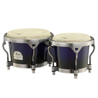 Pearl Percussion Primero Pro Series Wood Bongos 7in + 8.5in Midnight Fade