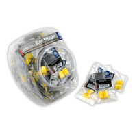 D'Addario Comfort Fit Foam Ear Plugs, 100 Pair in Fishbowl Display