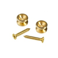D'addario  Planet Waves Solid Brass End Pins - Brass  (Pair)
