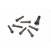 D'Addario Ebony Bridge Pins with End Pin Set, Ebony