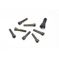 D'Addario Ebony Bridge Pins with End Pin Set, Ebony