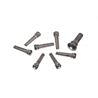 D'Addario Ebony Bridge Pins with End Pin Set, Abalone Inlay