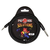 Pig Hog 5ft 3.5mm TRS to 1/4 Mono Cable