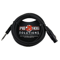 Pig Hog 10ft TRS(M)-XLR(F) Balanced Cable