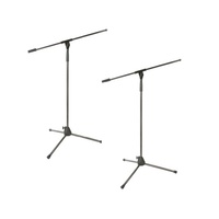 2 x Strukture Boom Microphone Stand Heavy Duty Mic Stand Black Made in Taiwan