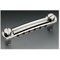 SCHALLER Guitar Stop Tailpiece  Nickel  49060 - 12050100 Made in Germany