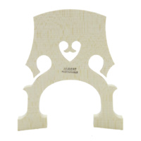 Aubert 4/4 Cello Bridge Blank Low Heart - 14NT Made in France