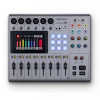 Zoom Podtrak P8 8-channel Podcasting Mixer 8-channel Podcast Production Studio