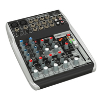 The Behringer Premium 10-Input 2-Bus XENYX QX1002USB Mixer With Mic Preamp
