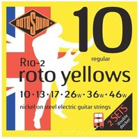 2 Sets Rotosound Roto Yellows Regular Electric Guitar Strings 10 - 46 R10-2