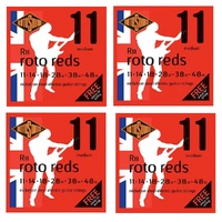 Rotosound R11 Roto Reds Electric Guitar Strings Medium 4 SETS  11 - 48