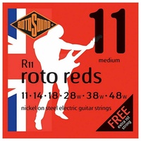 Rotosound R11 Roto Reds Electric Guitar Strings Medium 11 - 48