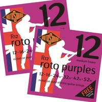 2 sets Rotosound R12 Nickel Medium Heavy  Electric Guitar Strings 12 - 52