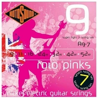 Rotosound  R9 -7 String Super Light 7-String Electric Guitar Strings 9 - 52