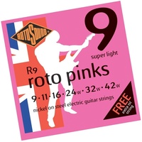 Rotosound R9  Nickel Wound Electric Guitar Strings Super Lite 9 - 42 - 1 set