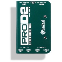 Radial ProD2 2-channel Passive Instrument Direct Box with Isolation Transformer