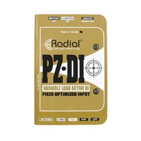 Radial PZ-DI Orchestral Instrument DI Optimized for Orchestral Instruments