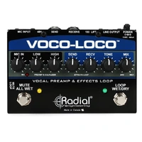 Radial Voco Loco Microphone Effects Loop & Switcher for Guitar Effects