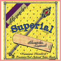 Alexander Reeds Superial Alto Saxophone Reeds Strength 2 Box of 5