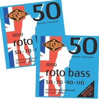 2 sets RotoSound  RB50 Rotobass 50 - 110 Nickel Round Wound Bass Strings