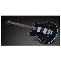 Warwick RockBass Star Bass 4 String Bass Left Hand - Solid Black High Polish