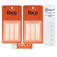 Rico Bb Clarinet Student Essential Reeds and More Bundle
