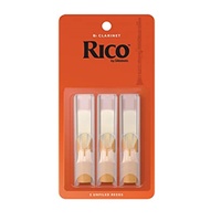 Rico Daddario Woodwinds Bb Clarinet  Reeds, Strength 2.5 ,  3-pack