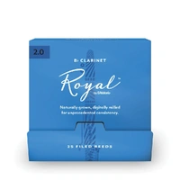 Royal by D'Addario Bb Clarinet Reeds, #2.0, 25-Count Single Reeds