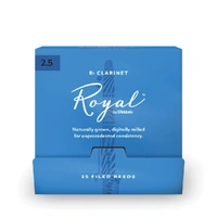 Royal by D'Addario Bb Clarinet Reeds, #2.5, 25-Count Single Reeds