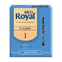 Rico Royal Bb Clarinet Reeds , Strength 1 , RCB1010 , 10-pack 