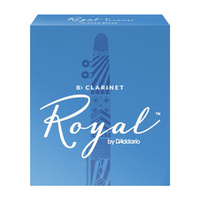 Rico Royal Bb Clarinet Reeds Strength  4 - 10 Reed Pack RCB1040