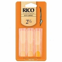 Rico Alto Clarinet 3 x Reeds, Strength 2.5 ( 2 1/2 ) 3-pack ( Alto-Clarinet )