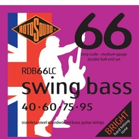 RotoSound  RDB66LC Double Ball End Roundwound Bass Guitar Strings 40 - 95