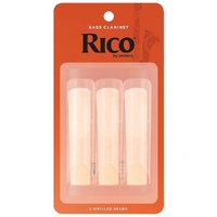 Rico Bass Clarinet Strength 2.5 , 3 Reeds