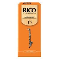 Rico Bass Clarinet 25 x Reeds, Strength 1.5 ( 1 1/2 ) 25-pack  REA2515 