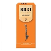 Rico Bass Clarinet 25 x Reeds, Strength 3  REA2530 - 25-pack