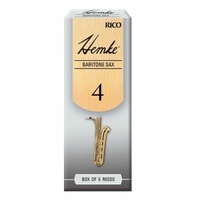 D'addario Rico  Hemke Baritone Saxophone Reeds Strength 4  Box of 5 Reeds