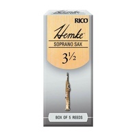 Hemke Soprano Saxophone Reeds, Strength 3.5, 5-pack sax reeds