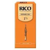 Rico by D'Addario Soprano Sax Reeds, Strength 1.5, -  25 Reeds