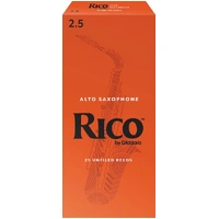 Rico by D'Addario Soprano Sax Reeds, Strength 2.5, 25-pack