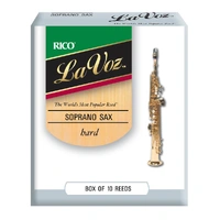 La Voz Soprano Saxophone Reeds, Strength Hard, 10 Pack