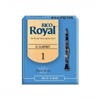  Rico Royal Eb Clarinet Reeds Strength 1.0 , 10-Pack (  E flat - 10 Reeds )