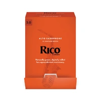 Rico by D'Addario Alto Saxophone Reeds, Strength 3.0, 50-pack